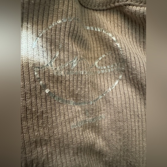 INC ribbed top with embellished button-down - Picture 4 of 4